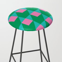 Geometric Pattern 5 Bar Stool