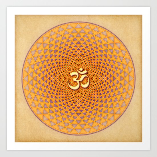 Lotus / Namaste Art Print