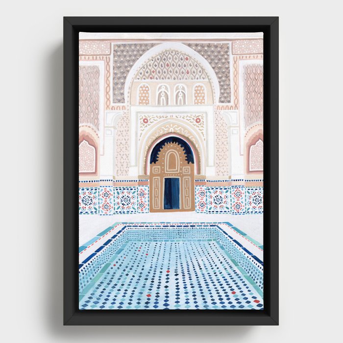 Marrakech, Morocco Framed Canvas