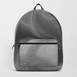 Grey Abstract Marbled Texture Backpack