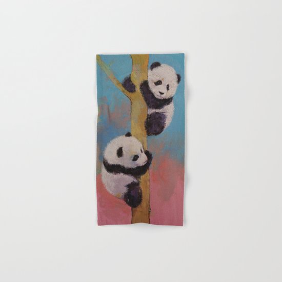 Panda Fun Hand & Bath Towel
