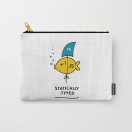I'm Statically Typed - Funny JavaScript Typescript Fish Carry-All Pouch
