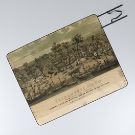 Sacramento, California (1850) Picnic Blanket