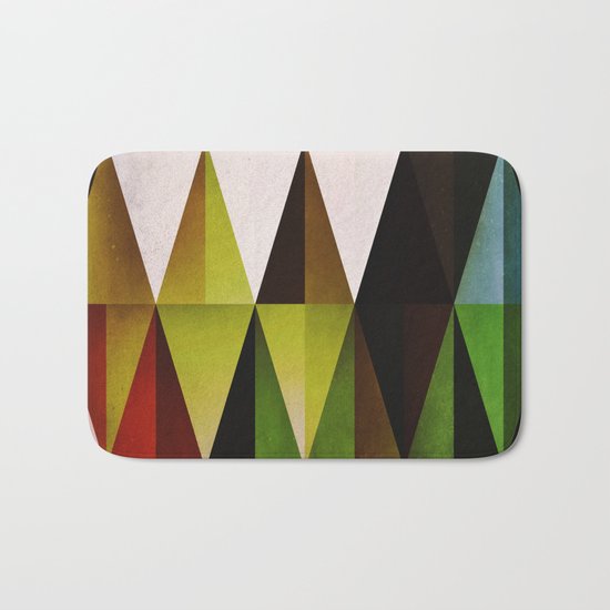 green yyyr Bath Mat