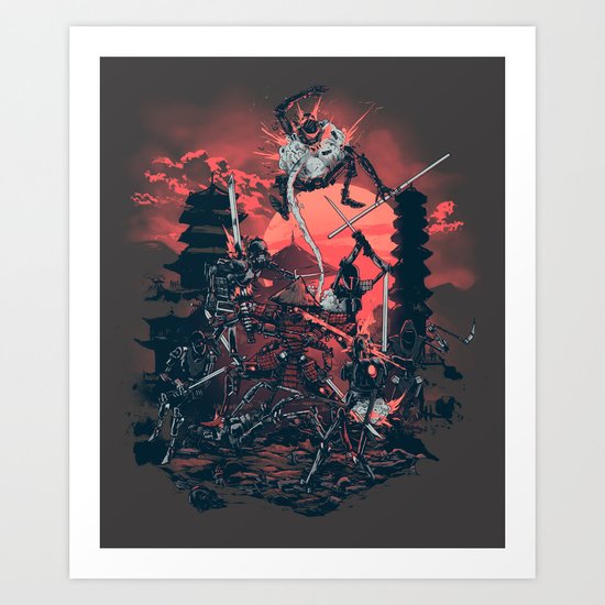 The Showdown Art Print