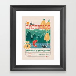 Catskills - Vacationland Of Scenic Splendor Framed Art Print