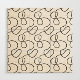 bicycle chain repeat pattern Wood Wall Art
