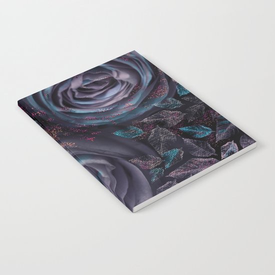 Purple roses. Notebook