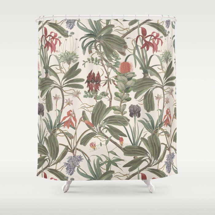 Botanical Stravaganza Shower Curtain By Ikerpazstudio