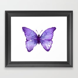 Purple Butterfly Framed Art Print
