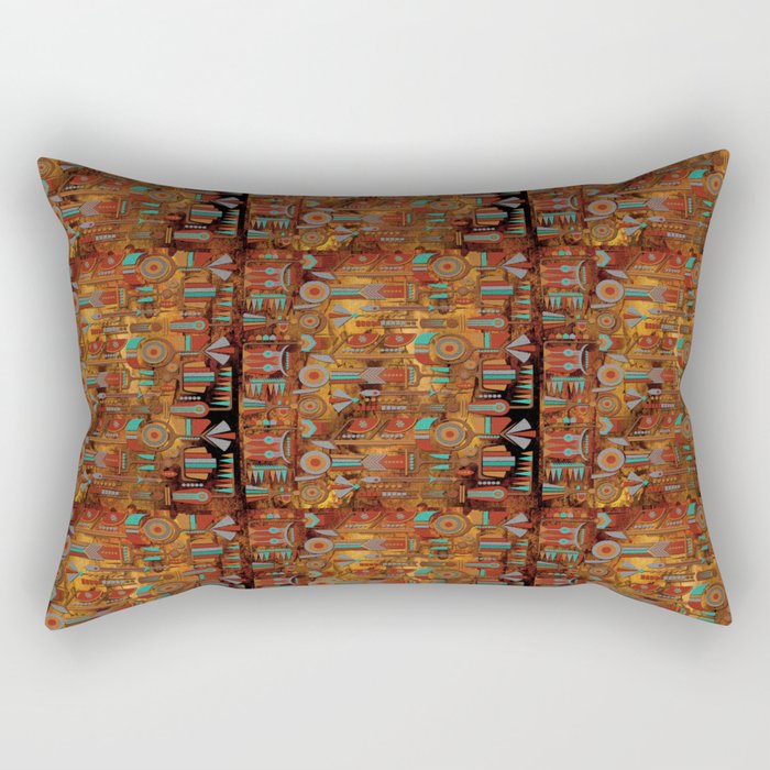 Mohave Native American Art Rectangular Pillow
