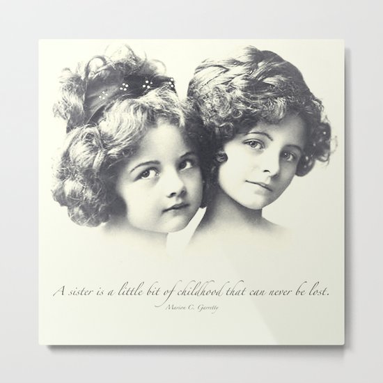 Sisters Metal Print