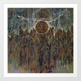Nebulous Portal Emergence (Electric Gateway) Art Print