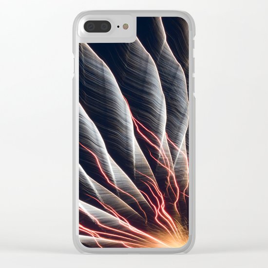 Swirl Lights Clear iPhone Case