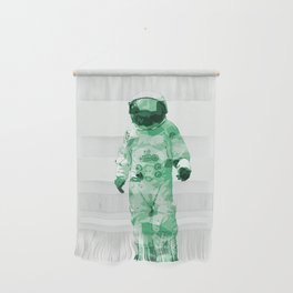Spaceman AstronOut (off white and green) Wall Hanging