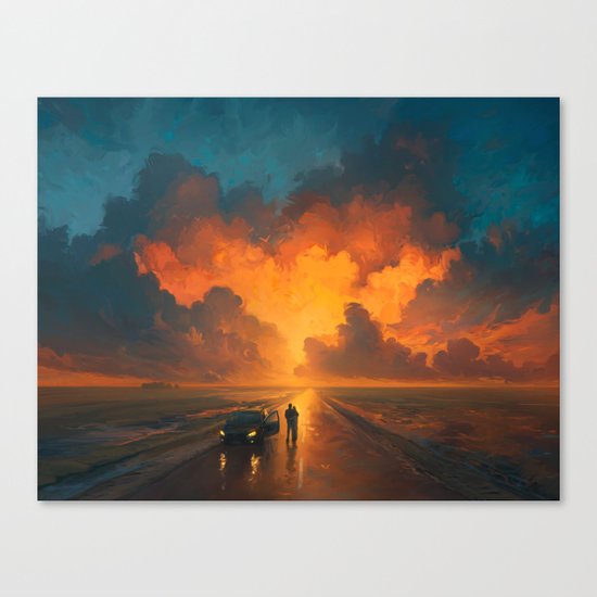 Perfomance of the Heaven Canvas Print