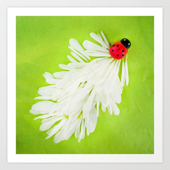 Ladybug Trail Art Print