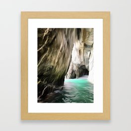 Trinity Sea Cave Framed Art Print