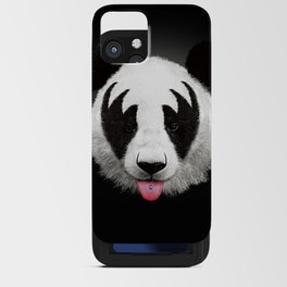 Kiss of a panda iPhone Card Case