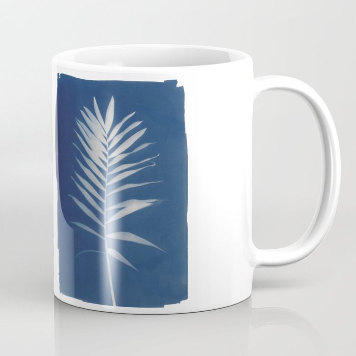 Jackie Partridge Art - Palm Leaf- Cyanotype Coffee Mug