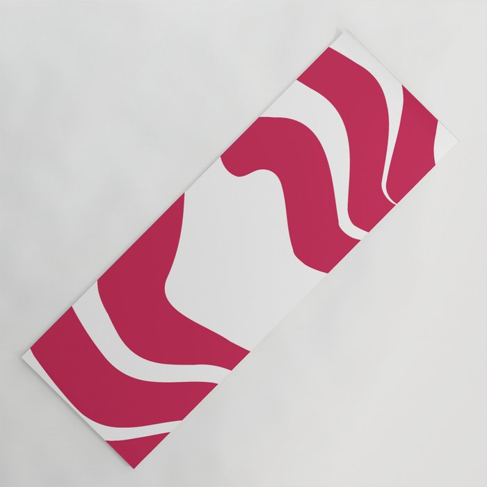 Pink abstract Yoga Mat