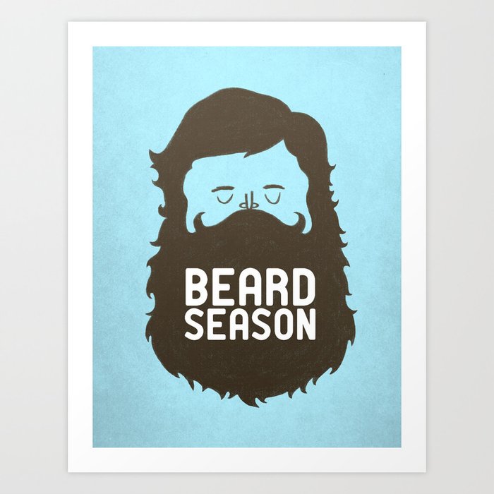 Beard Season Art Print