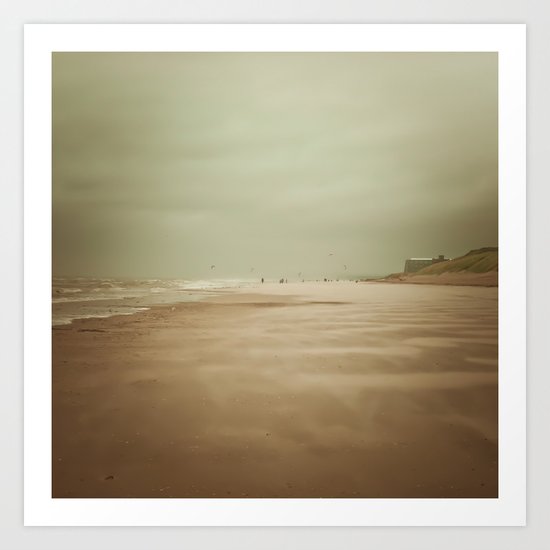 Wind Beach Art Print