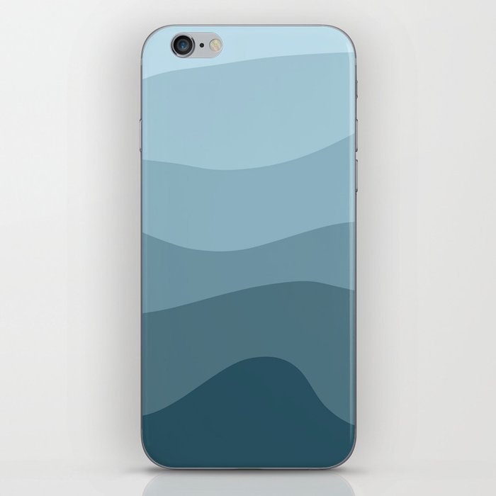 Layers of Blue iPhone Skin