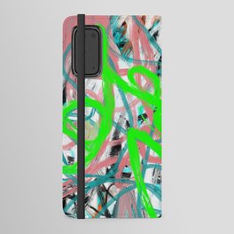 Abstract expressionist Art. Abstract Painting 89. Android Wallet Case