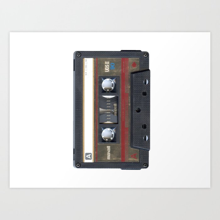 Maxwell Cassette Tape Art Print