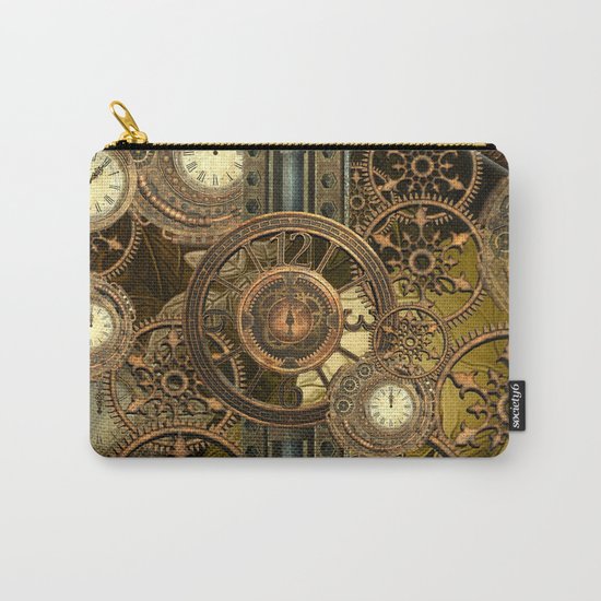 Steampunk, awesome clocks Carry-All Pouch