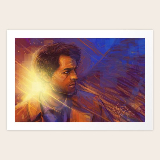 Cas in Color Art Print