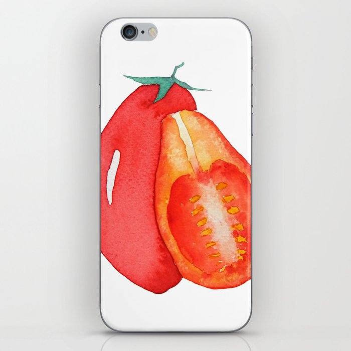 red grape tomato iPhone Skin