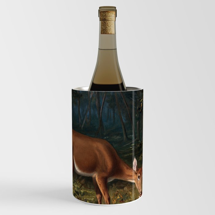 Deer & Fawn Love Art Wine Chiller