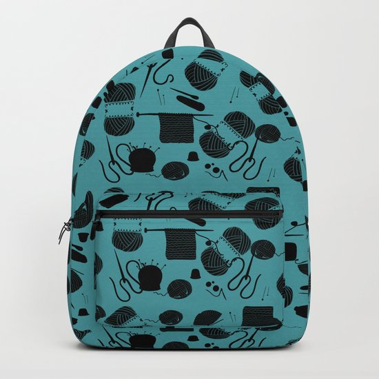 yarn teal Backpack