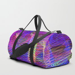 Neon Spirals 2 Duffle Bag