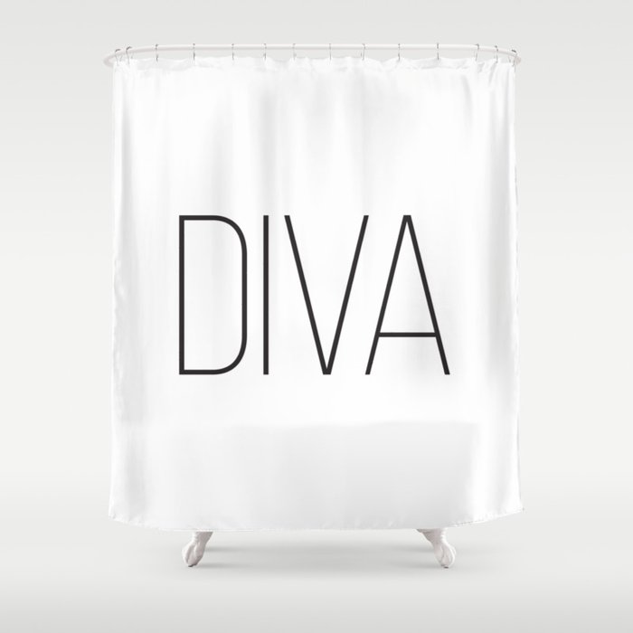 One Word Signs Diva Igital Quotes Affiche Scandinave Fashion
