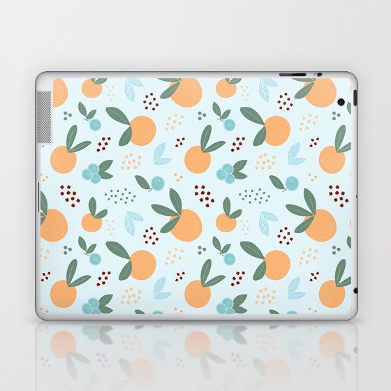 Oranges and Blueberries Laptop & iPad Skin