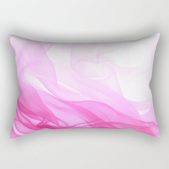 Pink Tulle Rectangular Pillow