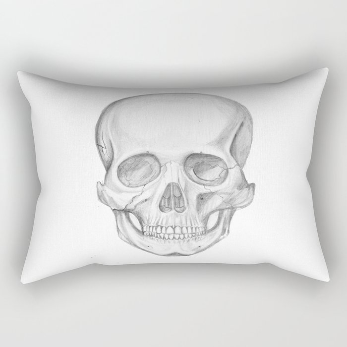 Skull Rectangular Pillow