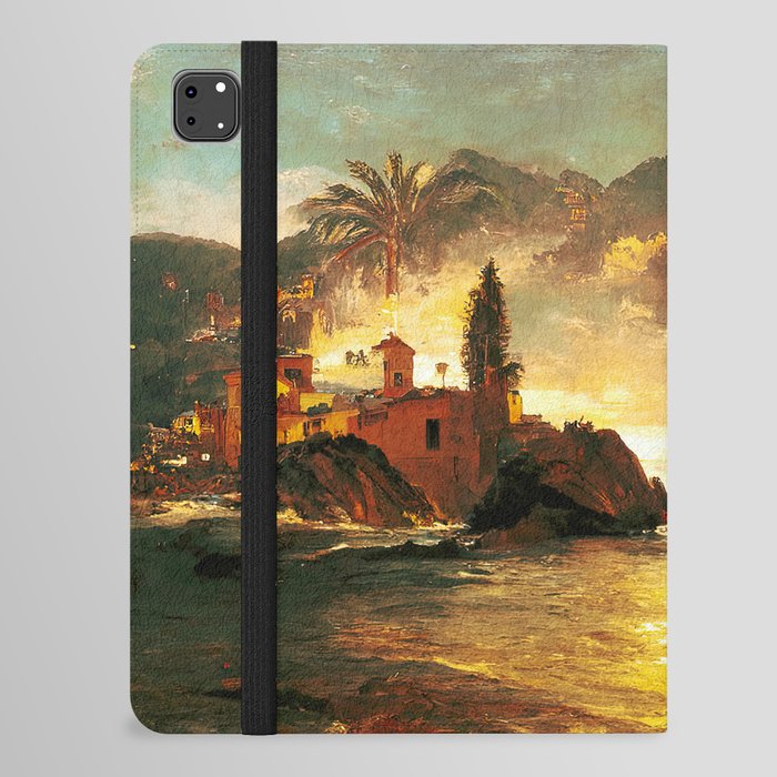 Sunset on the Italian Riviera iPad Folio Case