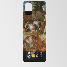Moses Striking the Rock, 1624 by Joachim Anthonisz Wtewael Android Card Case