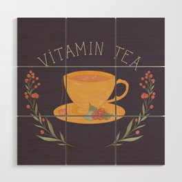 Vitamin Tea Wood Wall Art