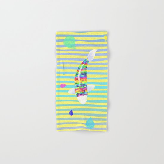 Rainbow fish Hand & Bath Towel