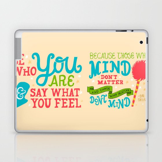 Be Who You Are Laptop & iPad Skin