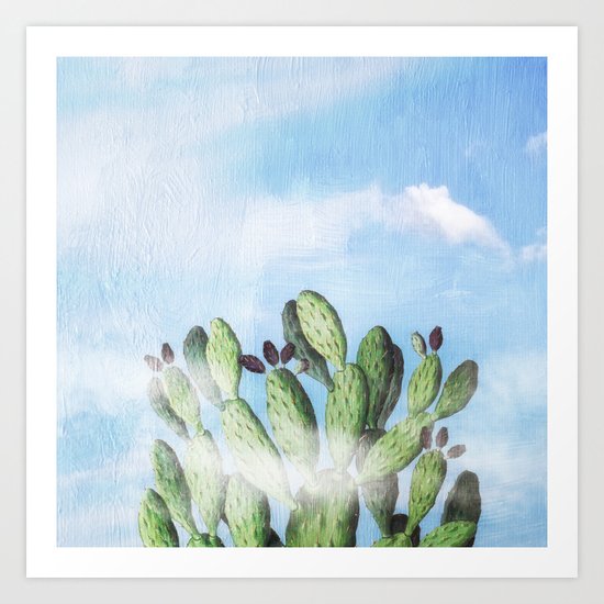 Cactus Heaven Art Print