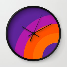 Grape Bow Wall Clock