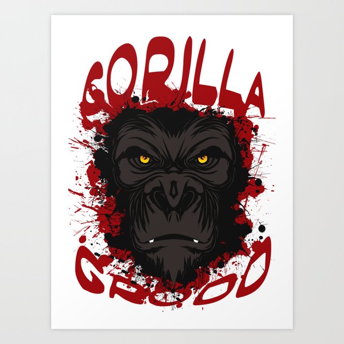 Gorilla Grodd Art Print