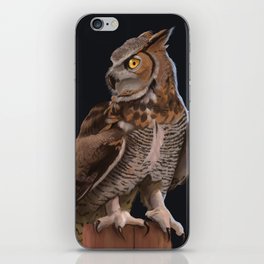 Great Horned Owl iPhone Skin
