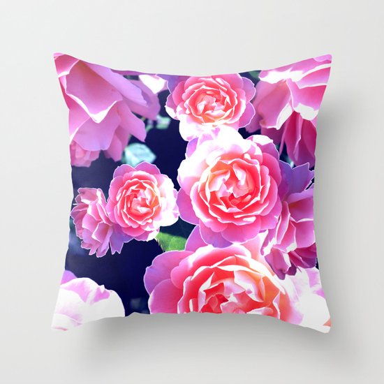 Floribunda Throw Pillow